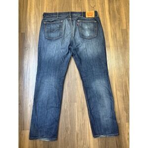 Levi's 514 40x32 Men's Straight Denim Dark Wash Blue Workwear Casual Classic